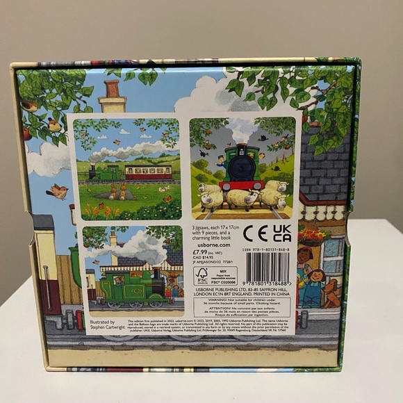 Usborne Trains Jigsaw 🖤3 for 10🖤 - Picture 2 of 3